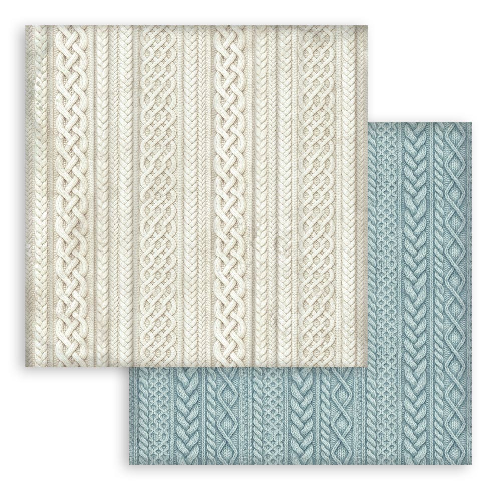 Stamperia White Christmas 12 x 12 Inch Maxi Background Paper Pack by Cristina Radovan - SBBL191
