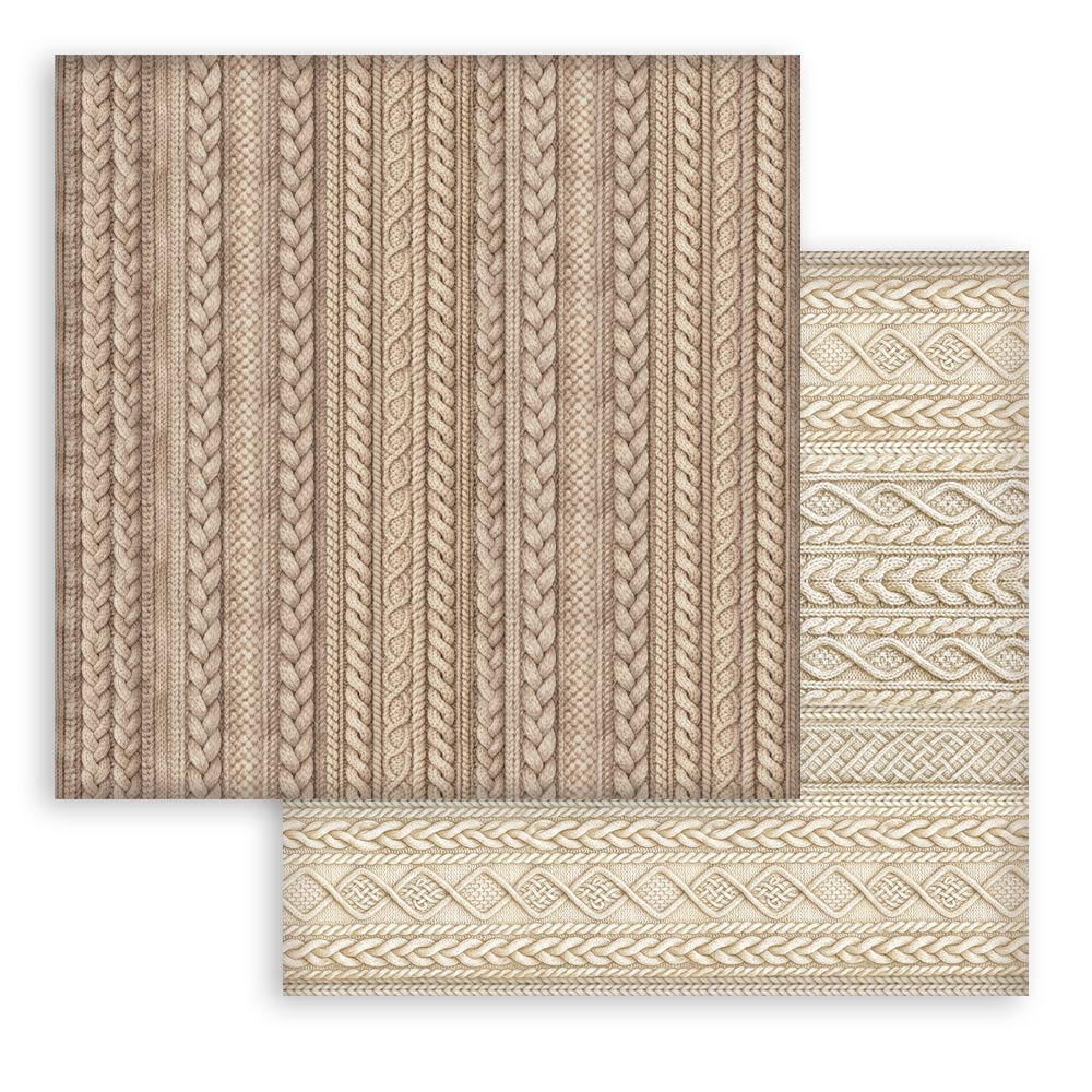 Stamperia White Christmas 12 x 12 Inch Maxi Background Paper Pack by Cristina Radovan - SBBL191