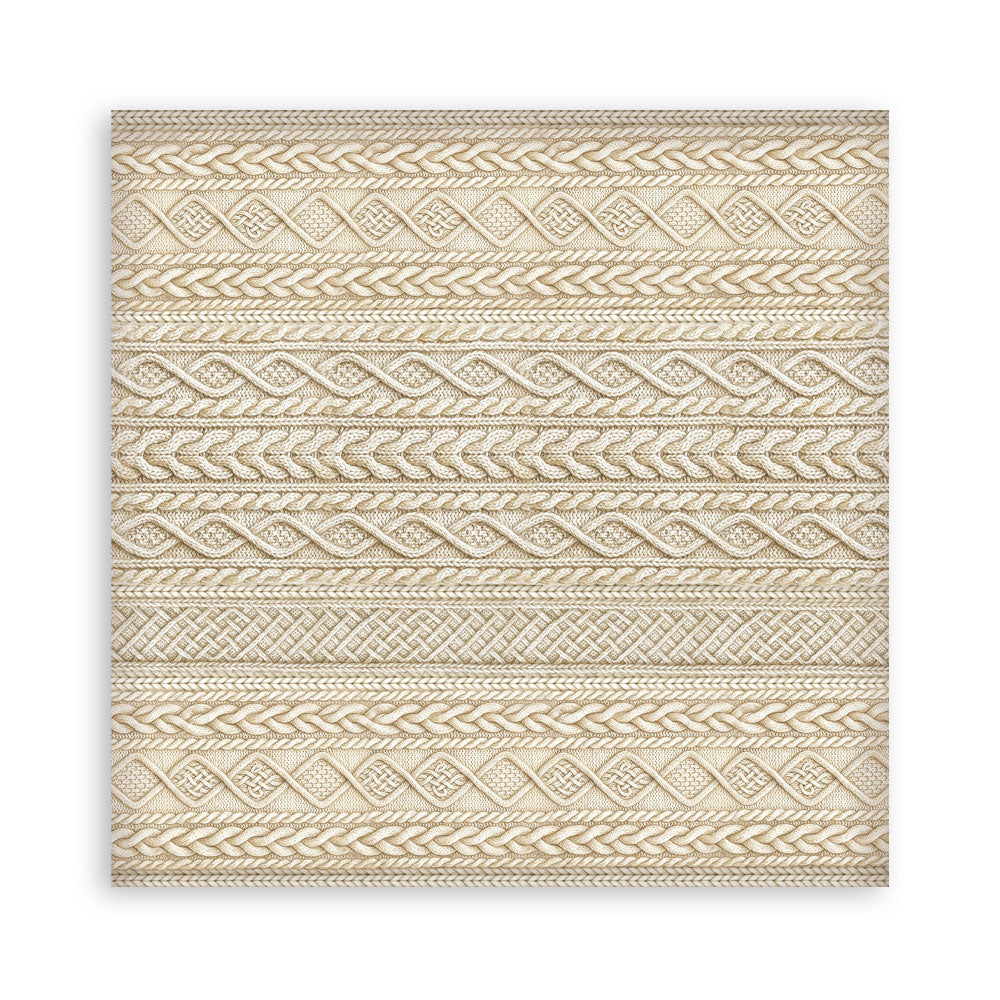 Stamperia White Christmas 12 x 12 Inch Maxi Background Paper Pack by Cristina Radovan - SBBL191