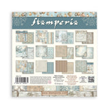 Stamperia White Christmas 12 x 12 Inch Maxi Background Paper Pack by Cristina Radovan - SBBL191