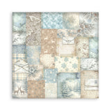 Stamperia White Christmas 12 x 12 Inch Maxi Background Paper Pack by Cristina Radovan - SBBL191