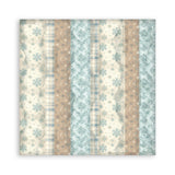 Stamperia White Christmas 12 x 12 Inch Maxi Background Paper Pack by Cristina Radovan - SBBL191