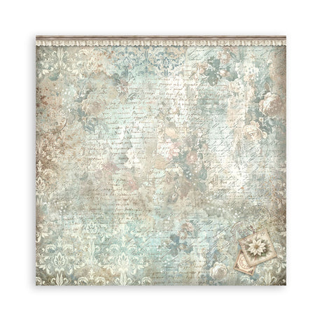 Stamperia White Christmas 12 x 12 Inch Maxi Background Paper Pack by Cristina Radovan - SBBL191