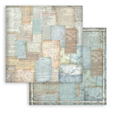 Stamperia White Christmas 12 x 12 Inch Maxi Background Paper Pack by Cristina Radovan - SBBL191