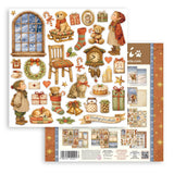 Stamperia Silent Night 12 x 12 Inch Paper Pack - SBBL192