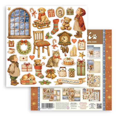Stamperia Silent Night 12 x 12 Inch Paper Pack - SBBL192