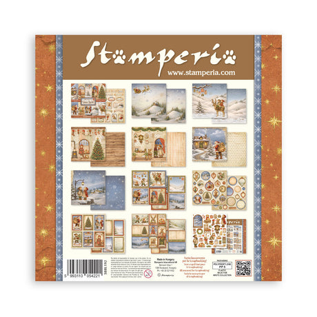 Stamperia Silent Night 12 x 12 Inch Paper Pack - SBBL192