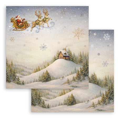 Stamperia Silent Night 12 x 12 Inch Paper Pack - SBBL192