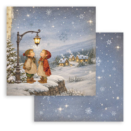 Stamperia Silent Night 12 x 12 Inch Paper Pack - SBBL192