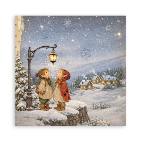 Stamperia Silent Night 12 x 12 Inch Paper Pack - SBBL192