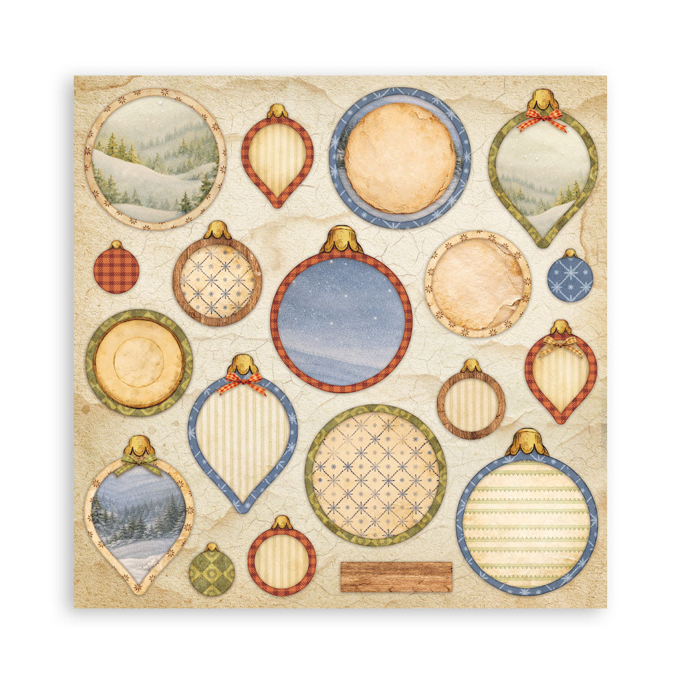 Stamperia Silent Night 12 x 12 Inch Paper Pack - SBBL192