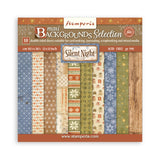 Stamperia Silent Night 12 x 12 Inch Maxi Background Paper Pack - SBBL193