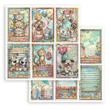 Stamperia Furry Friends 2 12x12 Inch Paper Pack by Antonis Tzanidakis - SBBL194