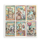 Stamperia Furry Friends 2 12x12 Inch Paper Pack by Antonis Tzanidakis - SBBL194