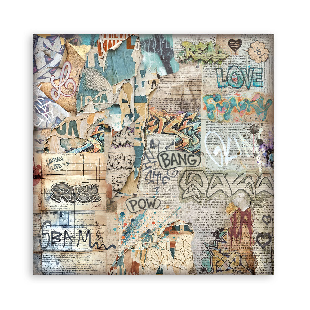 Stamperia Furry Friends 2 12x12 Inch Paper Pack by Antonis Tzanidakis - SBBL194