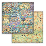 Stamperia Furry Friends 2 12x12 Inch Paper Pack Maxi Background Selection by Antonis Tzanidakis - SBBL195