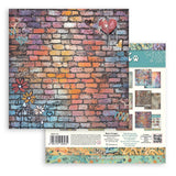Stamperia Furry Friends 2 12x12 Inch Paper Pack Maxi Background Selection by Antonis Tzanidakis - SBBL195