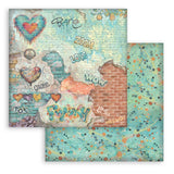 Stamperia Furry Friends 2 12x12 Inch Paper Pack Maxi Background Selection by Antonis Tzanidakis - SBBL195