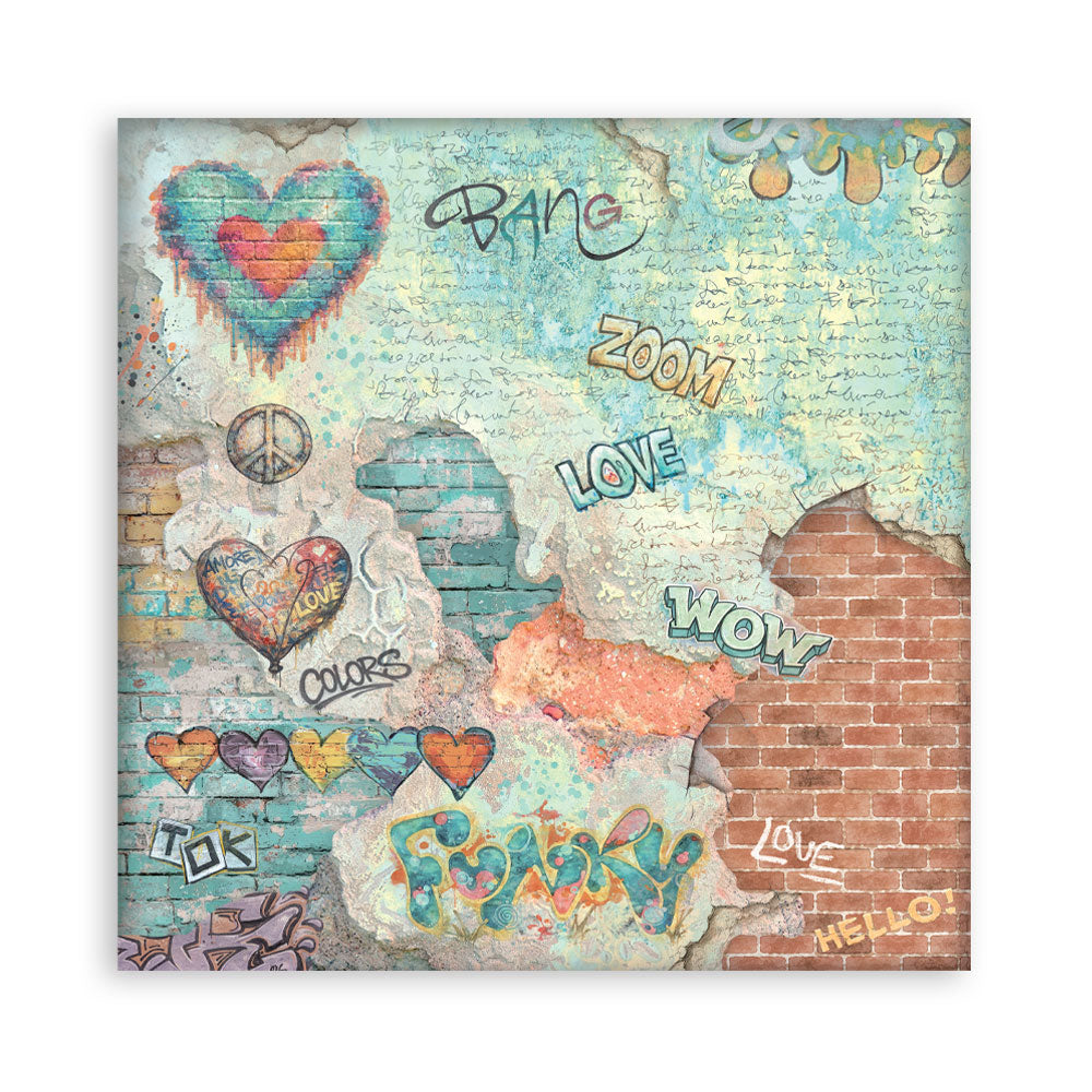 Stamperia Furry Friends 2 12x12 Inch Paper Pack Maxi Background Selection by Antonis Tzanidakis - SBBL195