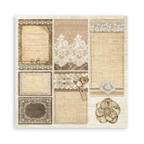 Stamperia Scrapbooking Pad 10 sheets cm 30,5x30,5 (12"x12") - Old Lace