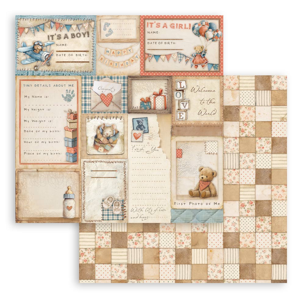 Stamperia Baby 12×12 Inch Mini Pad (SBBM001)