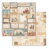 Stamperia Baby 8×8 Inch Mini Pad (SBBMS001)