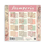 Stamperia Scrapbooking Small Pad 10 sheets cm 20,3X20,3 (8"X8") - Shabby Rose SBBS107