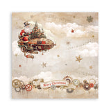 Stamperia Scrapbooking Small Pad 10 sheets cm 20,3X20,3 (8"X8") - Gear up to Christmas SBBS110