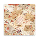 Stamperia Scrapbooking Small Pad 10 sheets cm 20,3X20,3 (8"X8") - Gear up to Christmas SBBS110