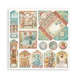 Stamperia Scrapbooking Small Pad 10 sheets cm 20,3X20,3 (8"X8") - The Nutcracker SBBS112