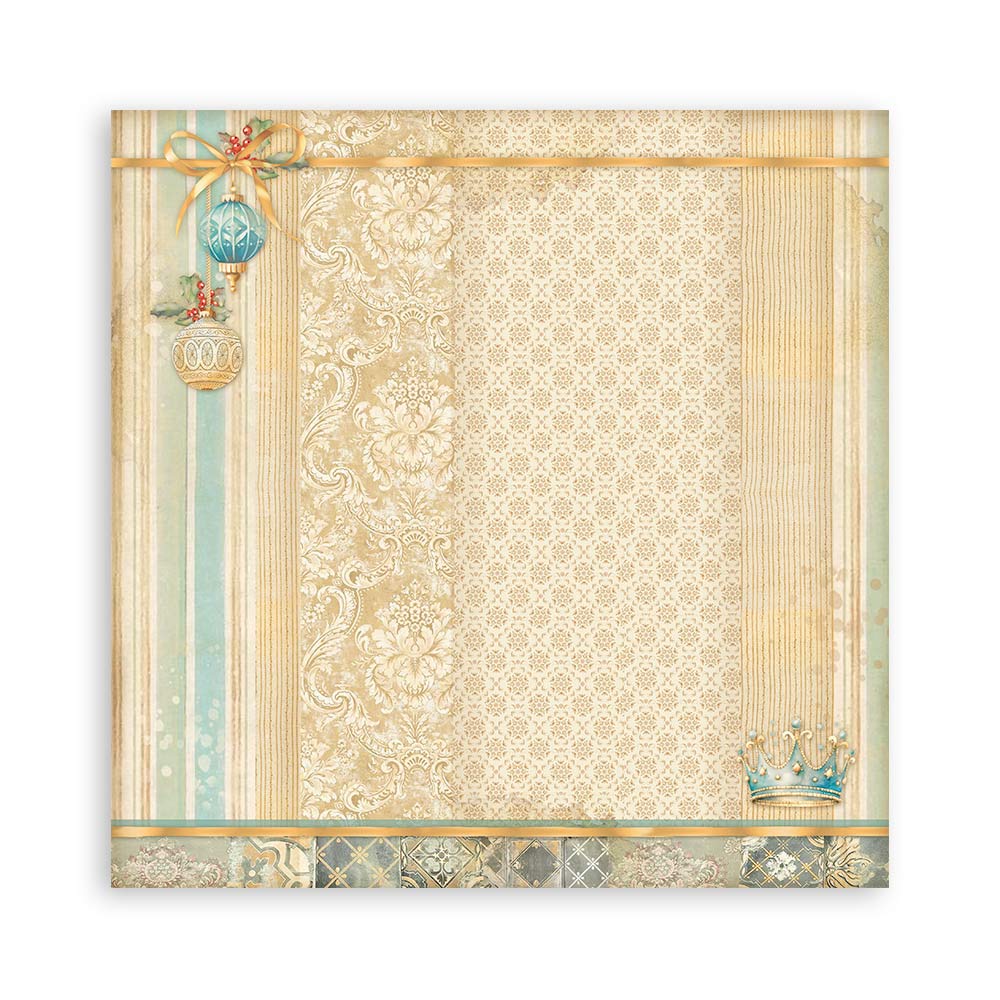 Stamperia Scrapbooking Small Pad 10 sheets cm 20,3X20,3 (8"X8") - The Nutcracker SBBS112