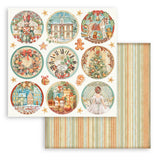 Stamperia Scrapbooking Small Pad 10 sheets cm 20,3X20,3 (8"X8") - The Nutcracker SBBS112