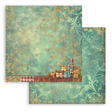 Stamperia Scrapbooking Small Pad 10 sheets cm 20,3X20,3 (8"X8") Backgrounds Selection - The Nutcracker SBBS113