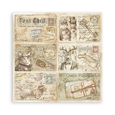 Stamperia Scrapbooking Small Pad 10 sheets cm 20,3X20,3 (8"X8") - Alterego