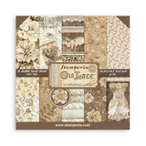 Stamperia Scrapbooking Small Pad 10 sheets cm 20,3X20,3 (8"X8") - Old Lace