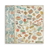 Stamperia Art of Travelling 8x8 Inch Paper Pack (SBBS120)