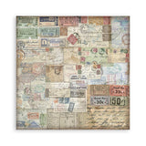 Stamperia Art of Travelling 8x8 Inch Paper Pack (SBBS120)
