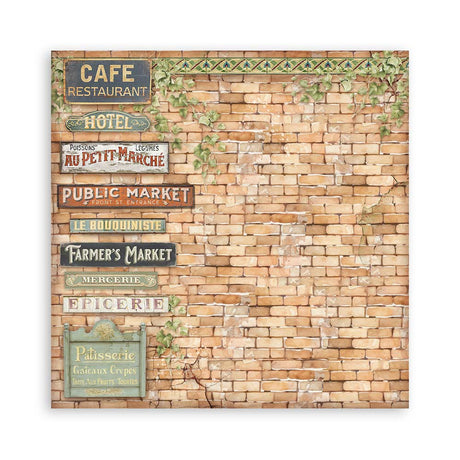 Stamperia Art of Travelling 8x8 Inch Paper Pack (SBBS120)