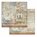 Stamperia Art of Travelling 8x8 Inch Paper Pack (SBBS120)