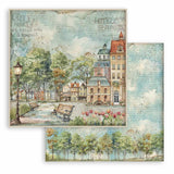 Stamperia Art of Travelling 8x8 Inch Paper Pack (SBBS120)