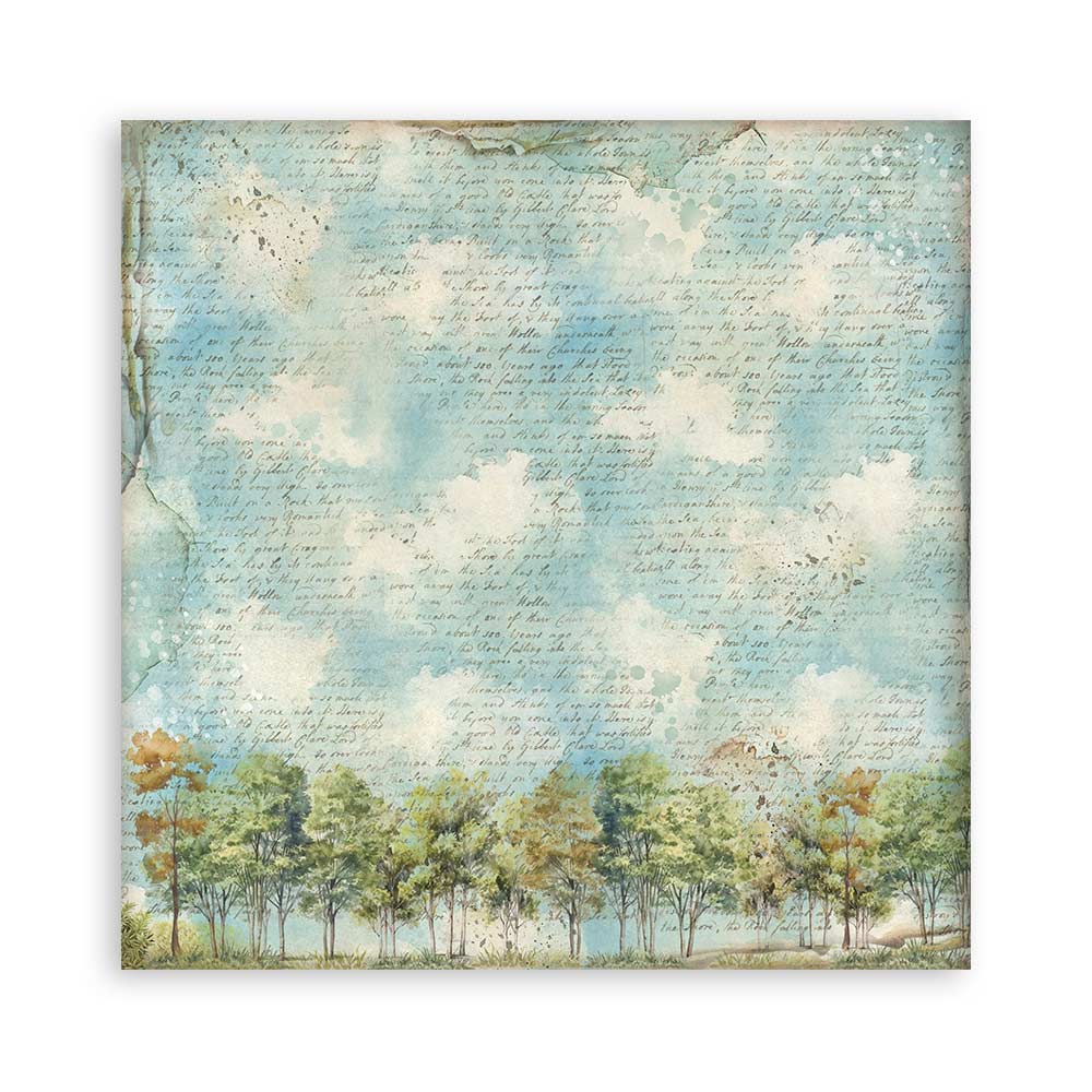 Stamperia Art of Travelling 8x8 Inch Paper Pack (SBBS120)
