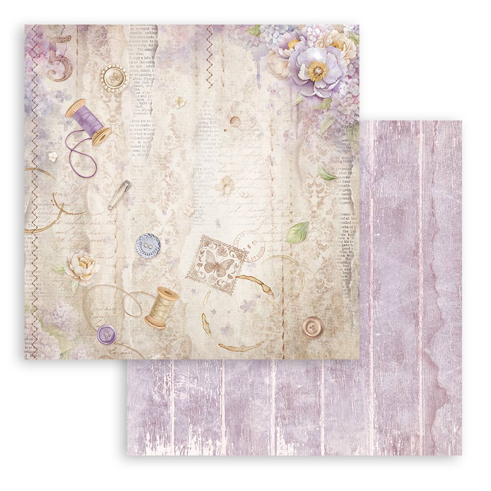 Stamperia Quiet Days 8x8 Paper Pack (SBBS134)