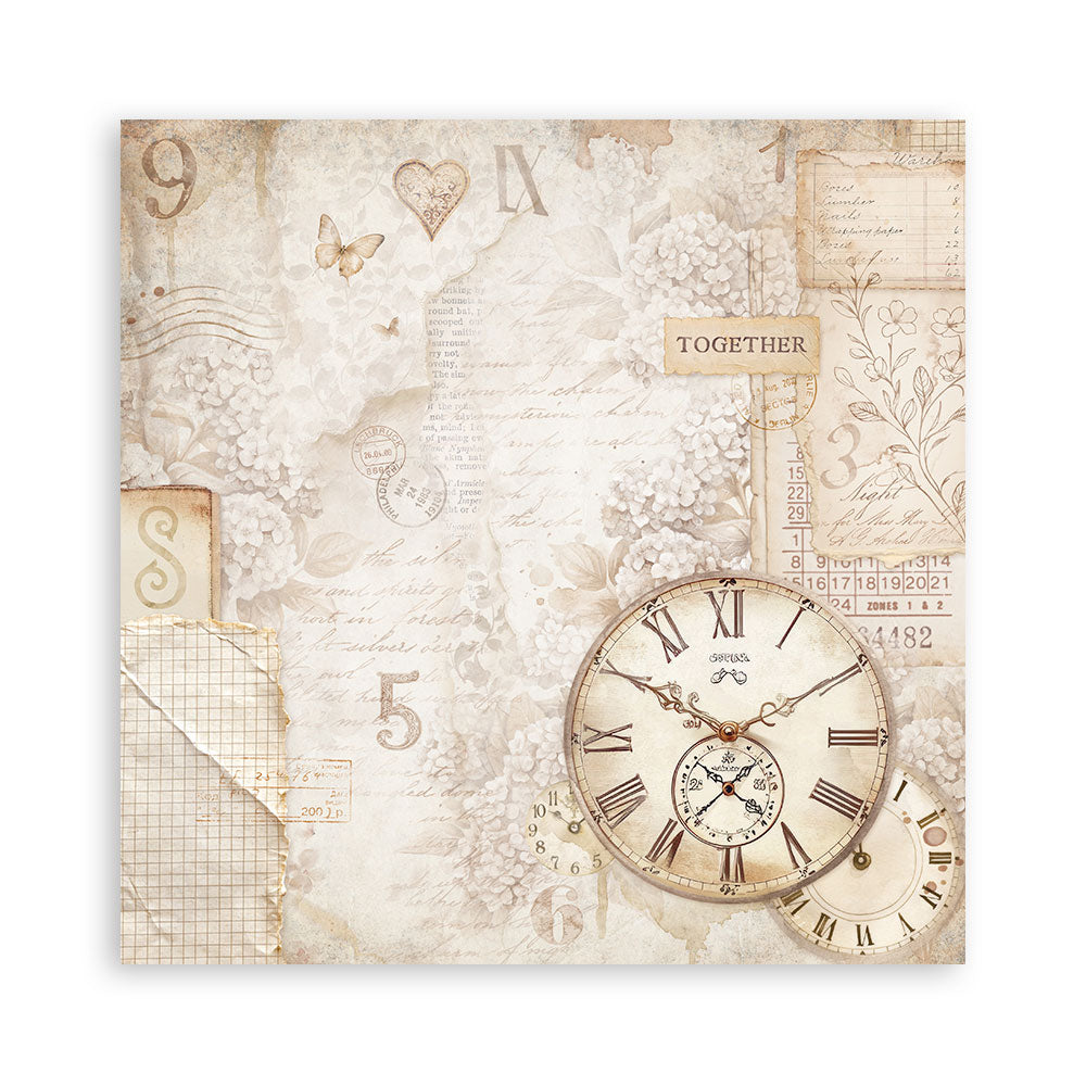 Stamperia Quiet Days 8x8 Paper Pack (SBBS134)