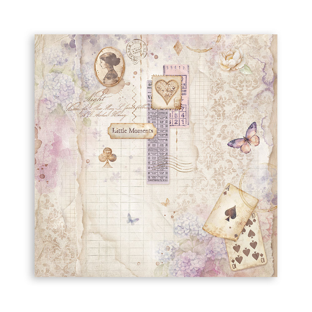 Stamperia Quiet Days 8x8 Paper Pack (SBBS134)