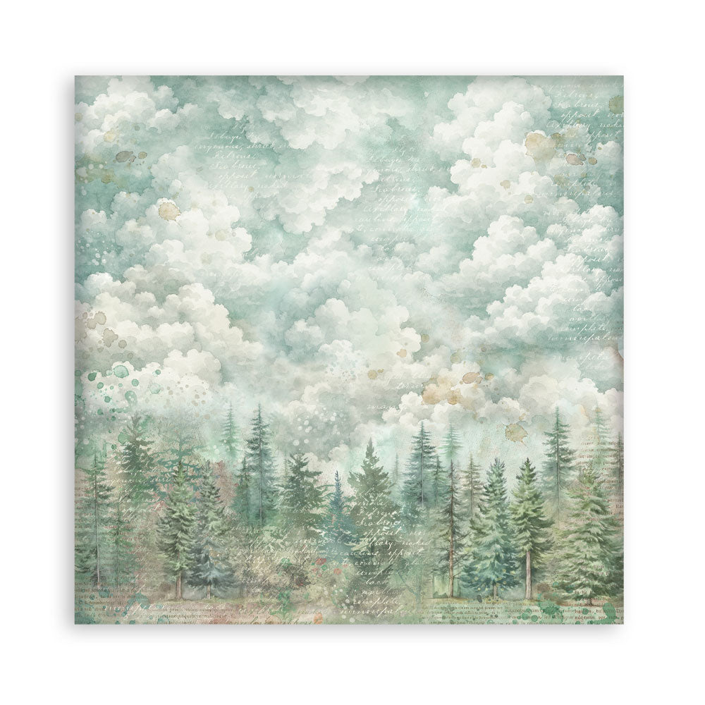 Stamperia Herbarium Silvae 8×8 Maxi Backgrounds (SBBS136)