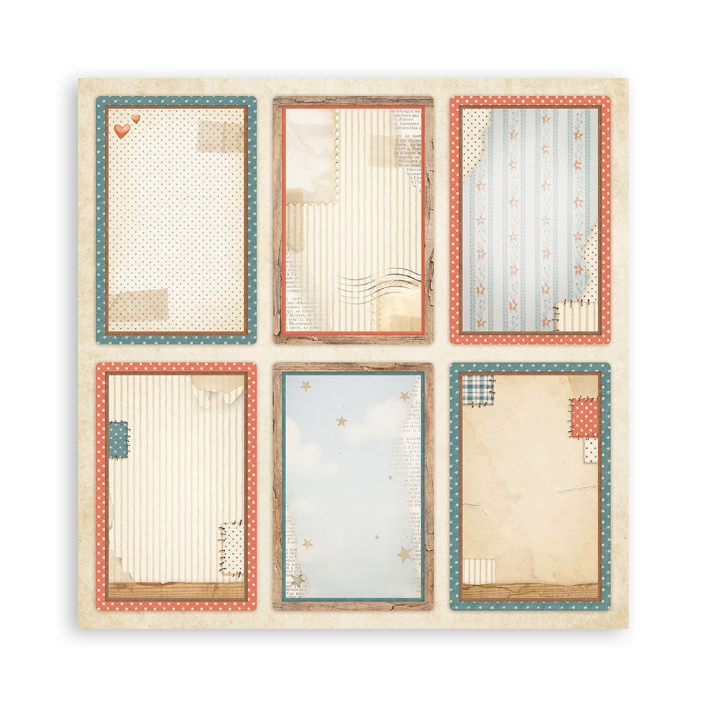 Stamperia Family 8×8 Inch Paper Pack (SBBS137)
