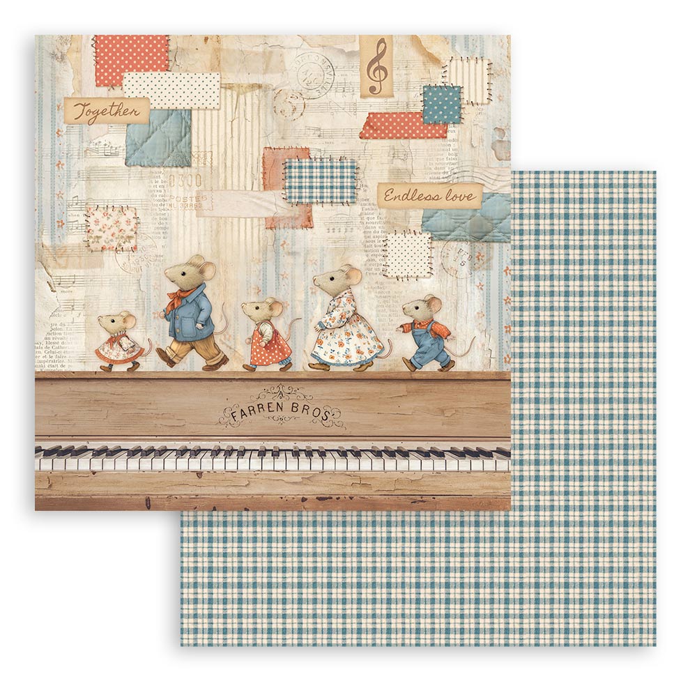 Stamperia Family 8×8 Inch Paper Pack (SBBS137)