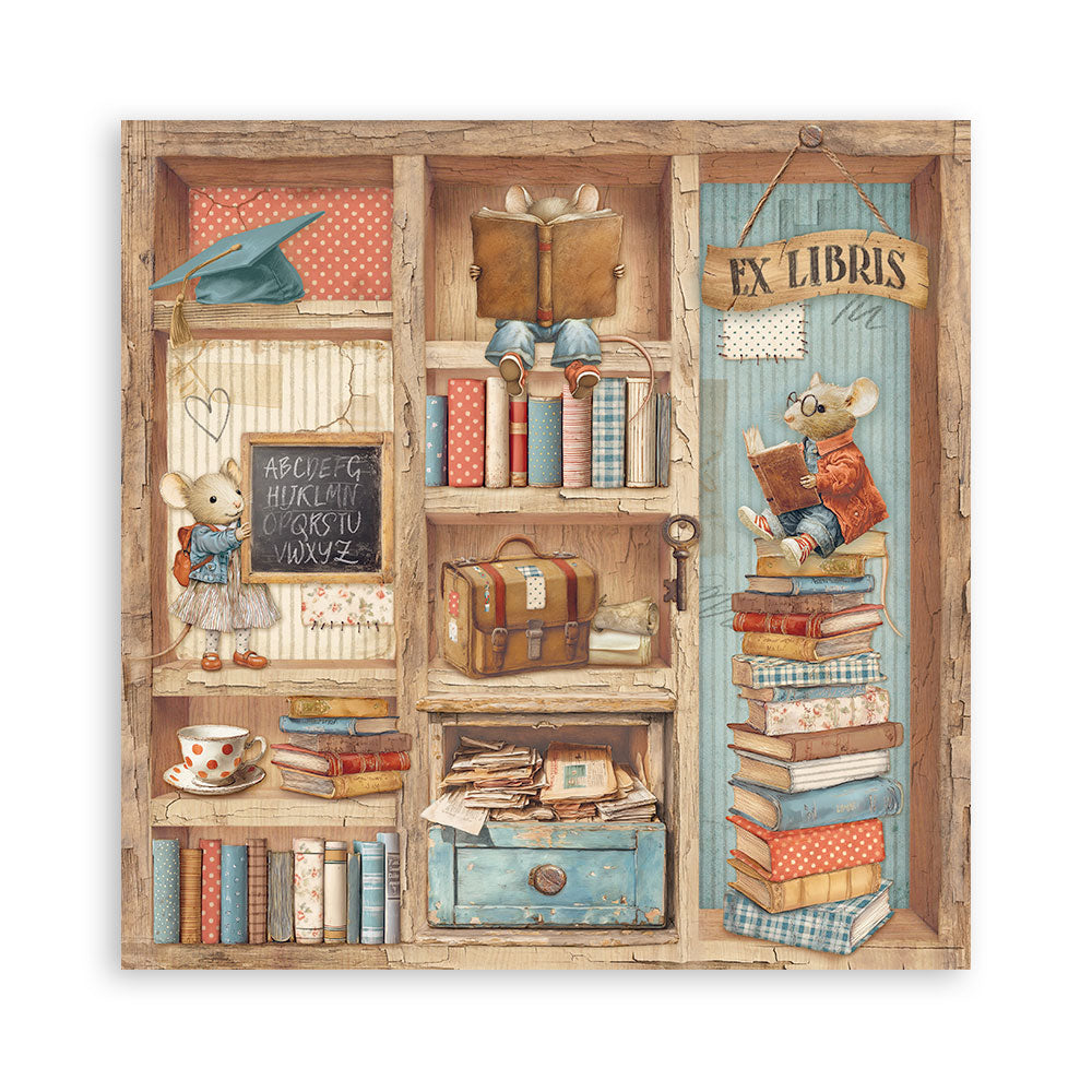 Stamperia Family 8×8 Inch Paper Pack (SBBS137)