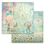 Stamperia Daisy Art 8x8 Inch Paper Pack (SBBS138)