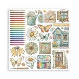 Stamperia Daisy Art 8x8 Inch Paper Pack (SBBS138)